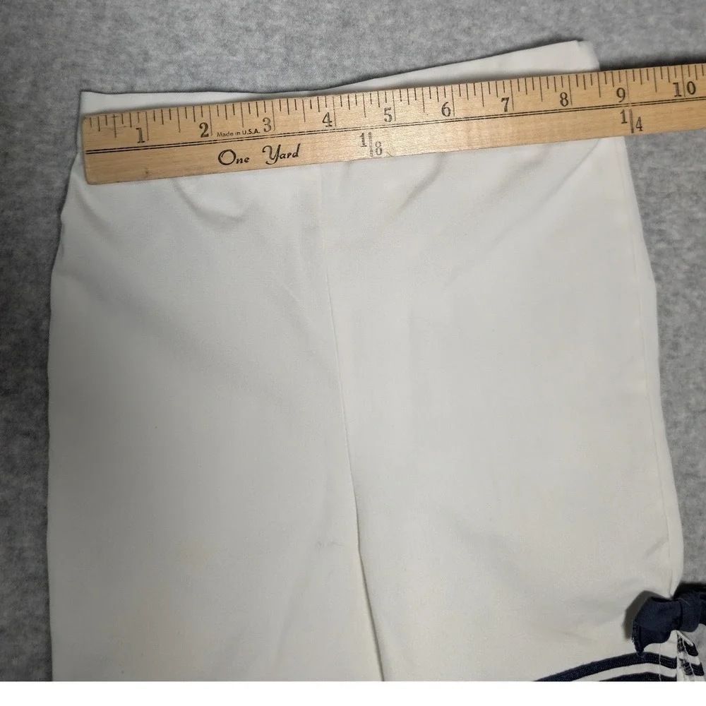 Good Lad Nautical Sailor Set White Navy Blue Bow Shorts 18M Toddler Girl Vintage